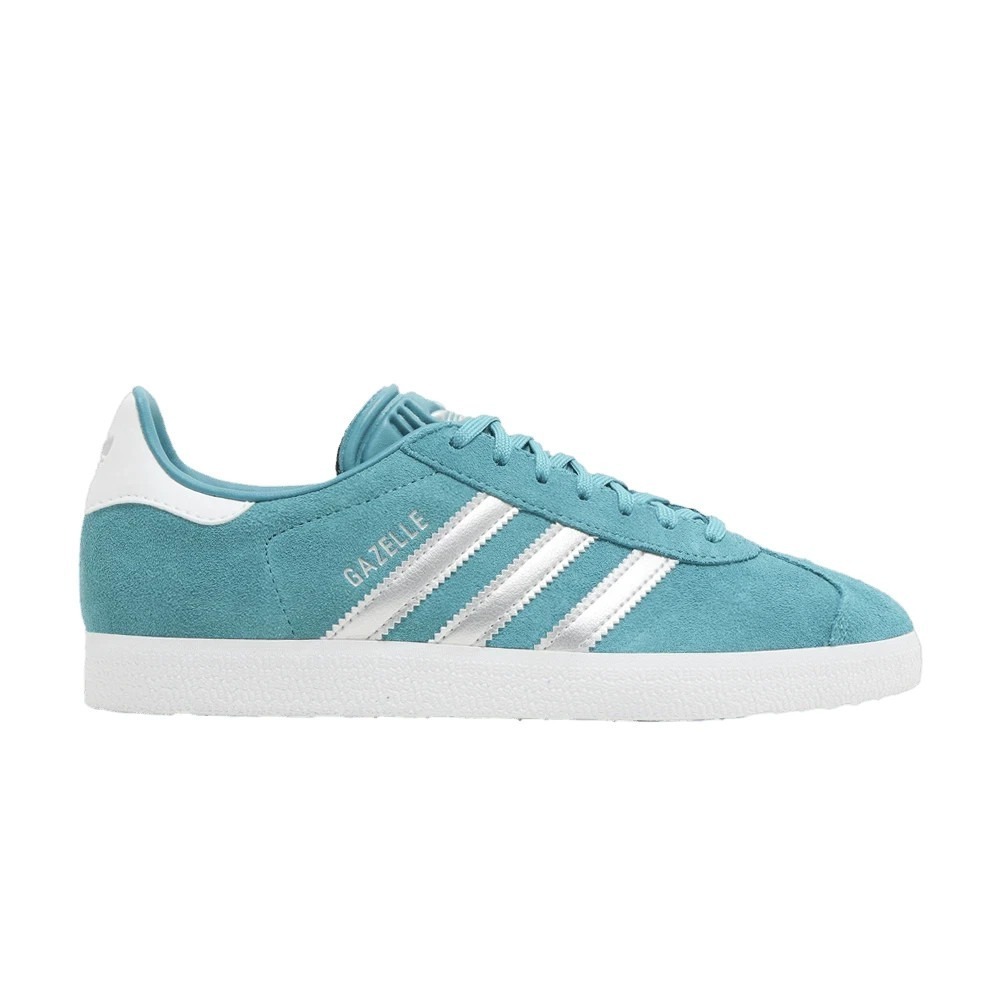 adidas Gazelle Womens Sz 5 Arctic Fusion Silver Metallic Shoes ID7004‎